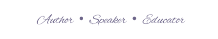 author speaker educator lettering